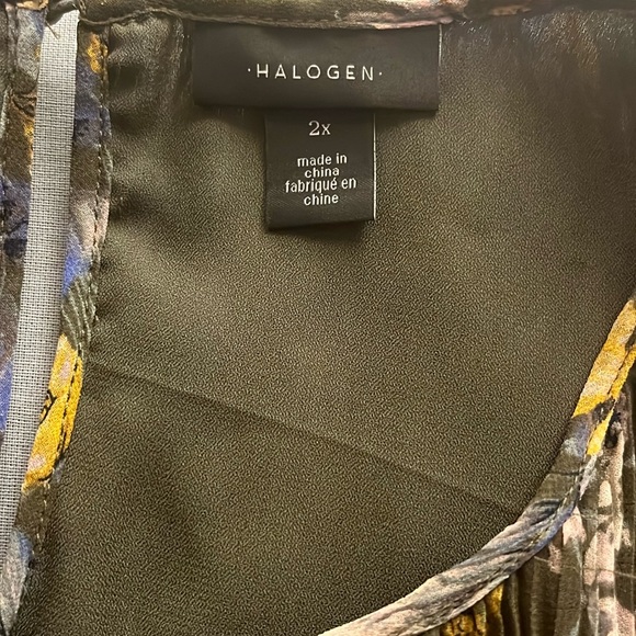 5 for $25! NWT Nordstrom Halogen Georgian Floral Sleeveless Top Size 2X - Picture 9 of 12